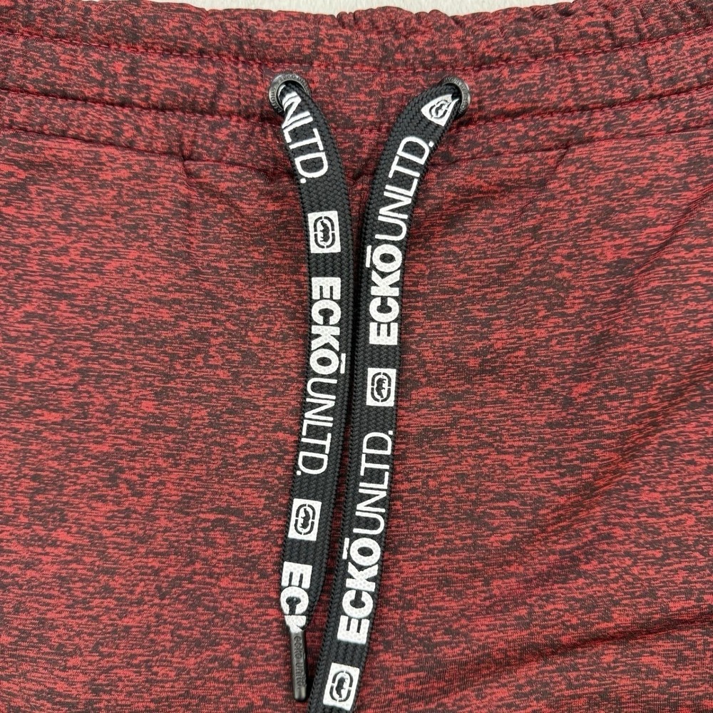 Ecko Unltd Shorts Mens True Red Flyknit Athletic Gym Workout Casual Size XL‎ - Picture 2 of 9